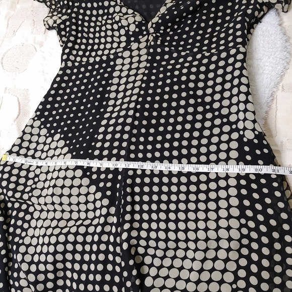 Emanuel Ungaro silk polka dot dress 10 - Picture 12 of 13
